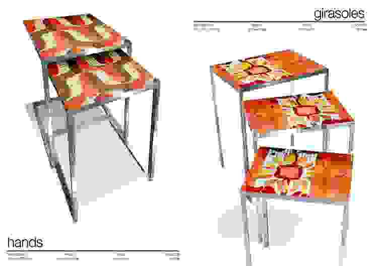 NEST AND SIDE TABLES, Martin Brown Mosaics Martin Brown Mosaics ComedorMesas