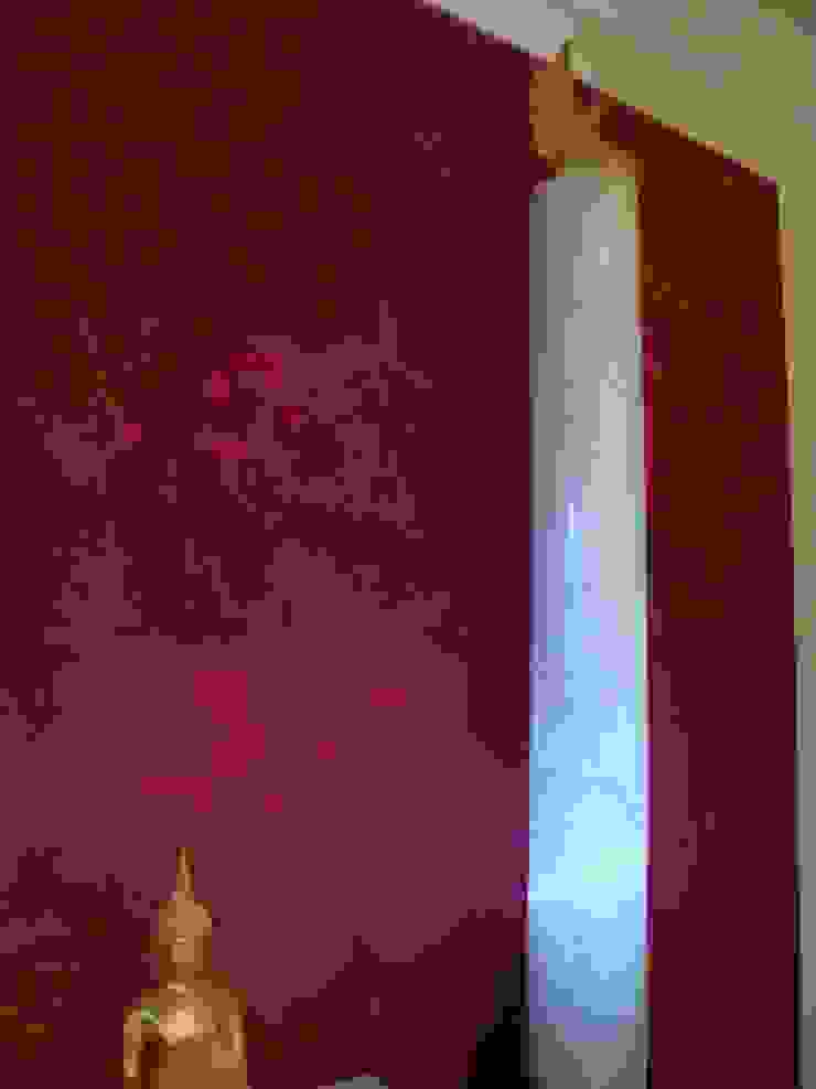 Marmormalerei einer Stehlampe in Säulenform Illusionen mit Farbe Flur, Diele & TreppenhausAccessoires und Dekoration