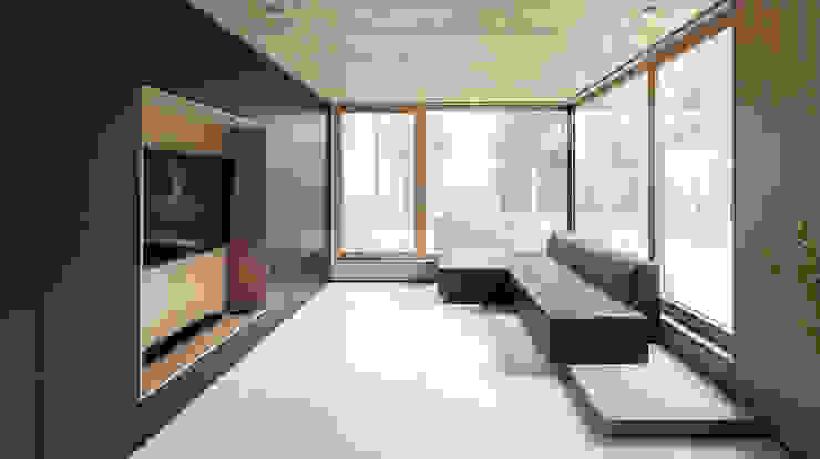 House B, FORMAT ELF ARCHITEKTEN FORMAT ELF ARCHITEKTEN Moderne Wohnzimmer