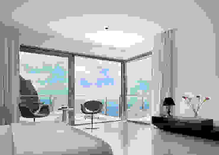 House at Andratx Quartos minimalistas por Octavio Mestre Arquitectos Minimalista