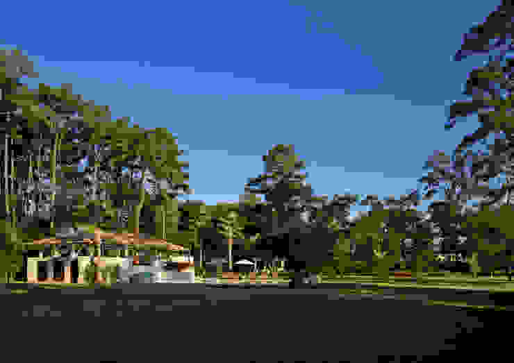 Artigas Arquitectos Rustic style garden