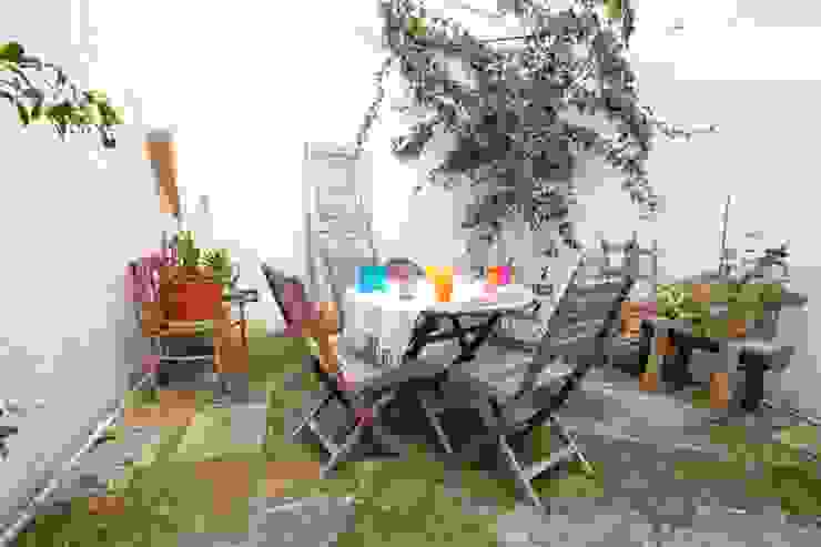 Dimora liberty decò, meb progetto ambiente meb progetto ambiente Ausgefallener Balkon, Veranda & Terrasse