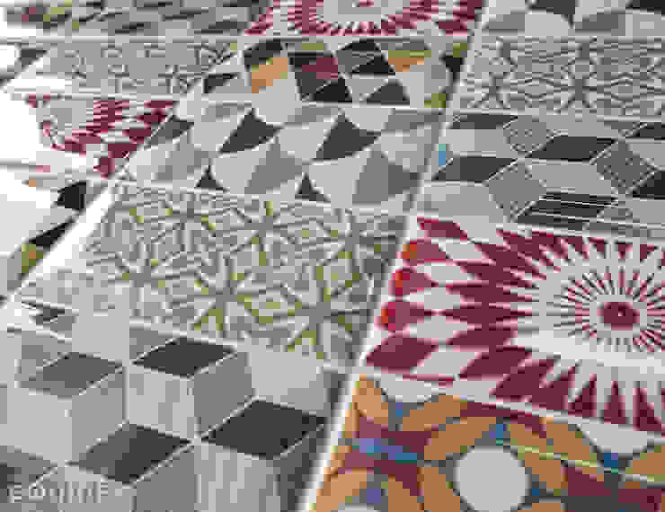 Equipe Ceramicas Mediterranean style bathrooms Ceramic