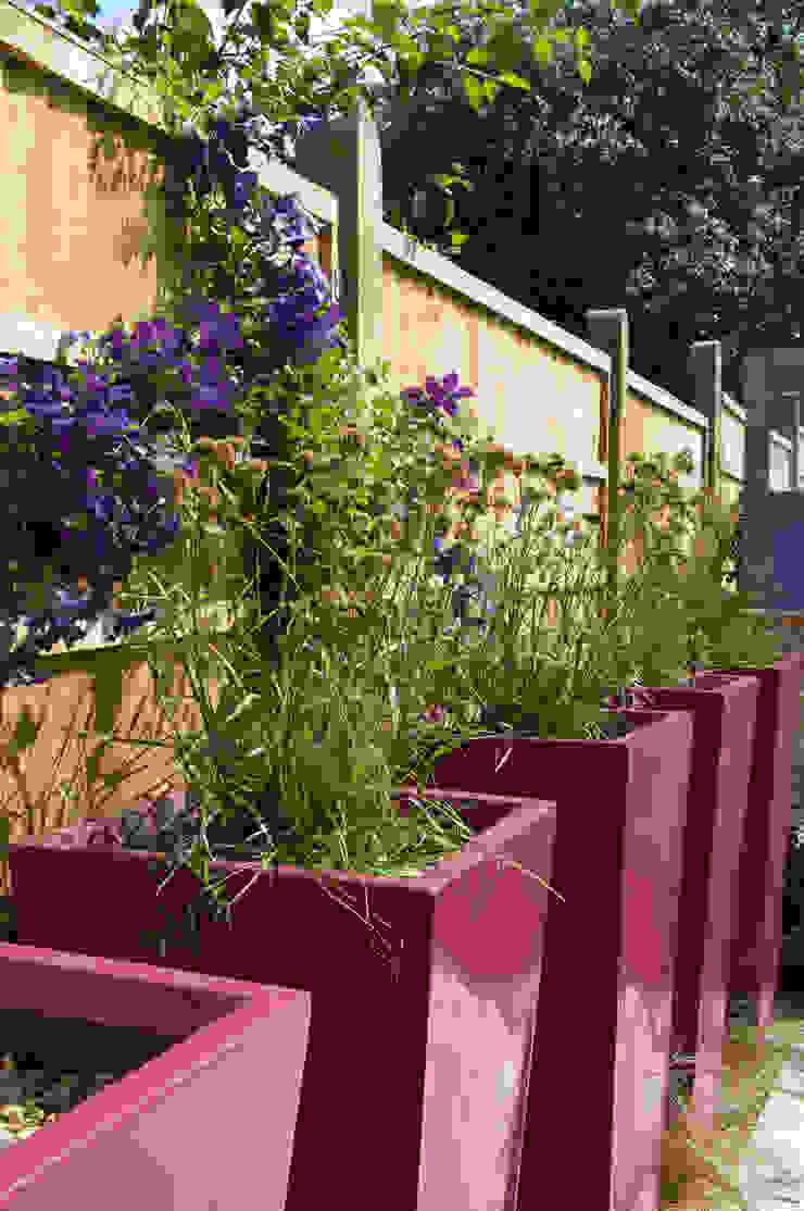 Party garden in Sevenoaks, Kent Giardino moderno di Earth Designs Moderno