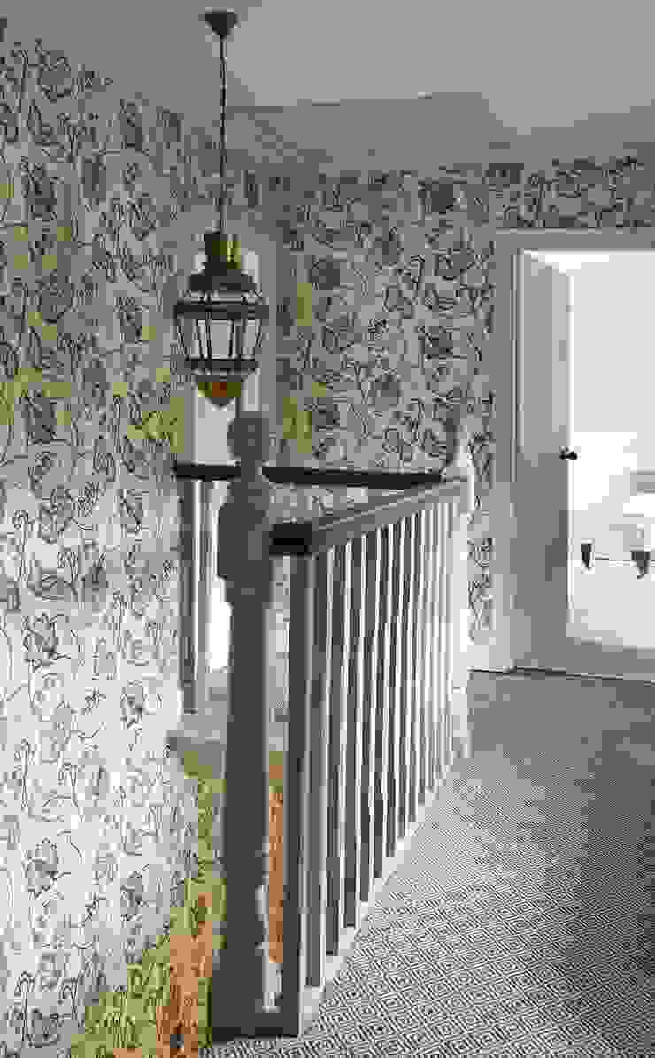 Country Home Landing Charlotte Crosland Interiors Ingresso, Corridoio & Scale in stile rurale
