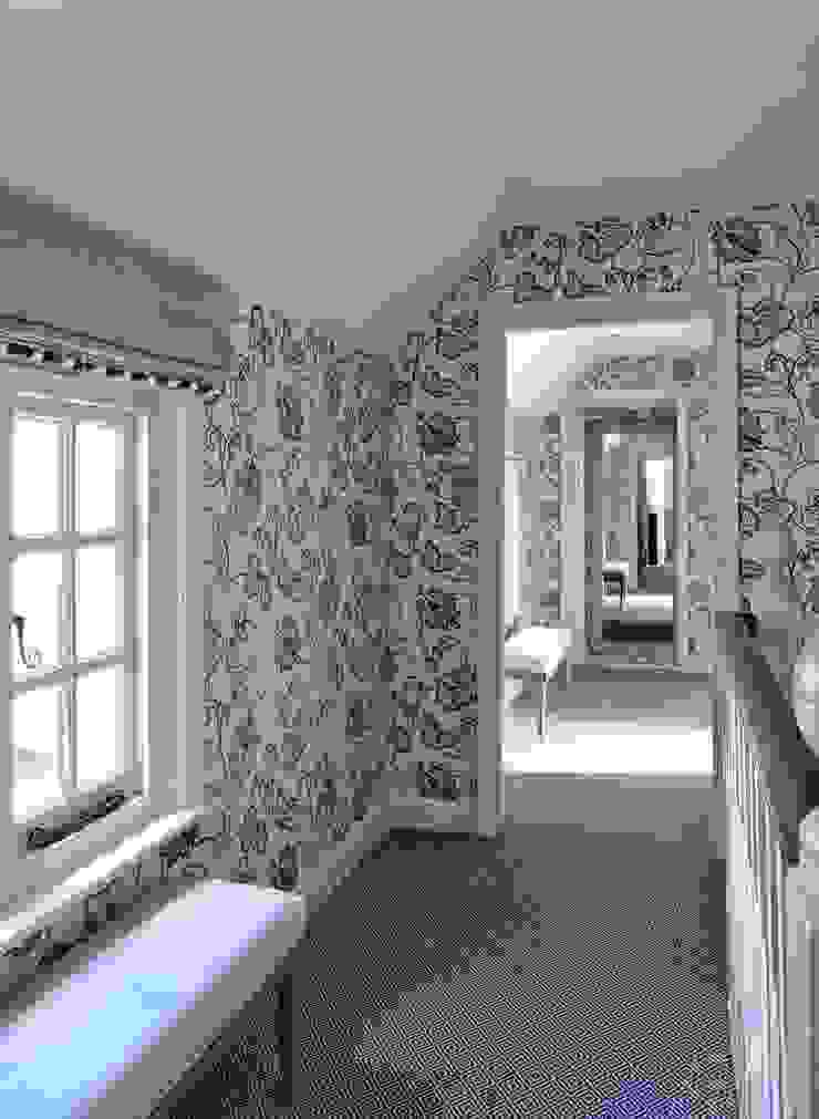 Country Home Landing Charlotte Crosland Interiors Ingresso, Corridoio & Scale in stile rurale