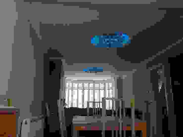 Ceiling with circles built in homify