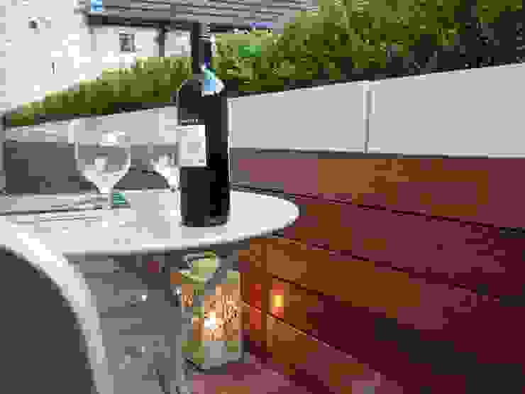 Roof terrace 2 Paul Newman Landscapes Balcony, veranda & terrace