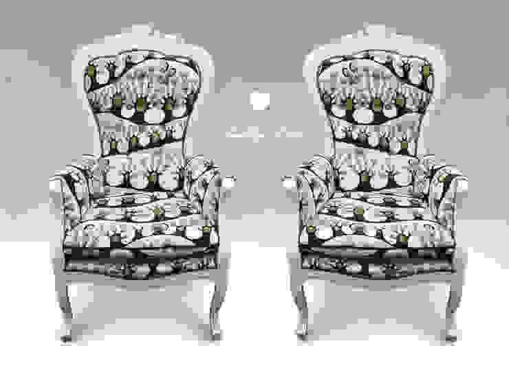 Chippendale Sessel Anne`S Shabby Chic Moderne Wohnzimmer Sofas und Sessel