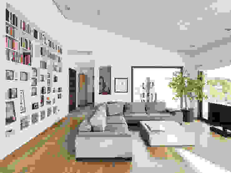 Vivenda unifamiliar, margarotger interiorisme margarotger interiorisme Modern Living Room