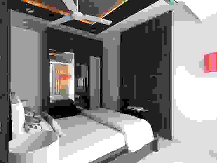 Ekta World, Borivali RK Design Studio Minimalistyczny salon