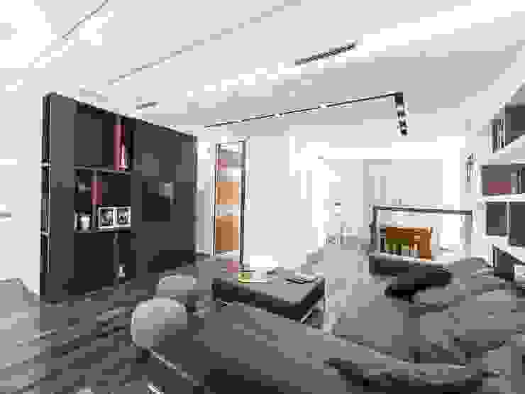 Casa v_a, Andrea Stortoni Architetto Andrea Stortoni Architetto Modern living room