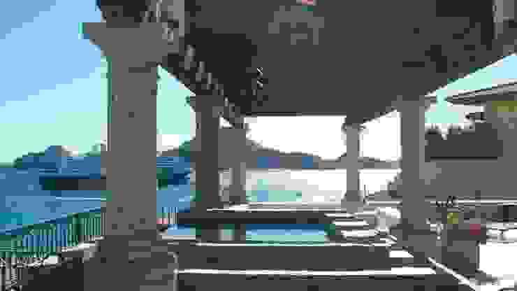 DIAZ DE LUNA SIGNATURE Nowoczesny balkon, taras i weranda