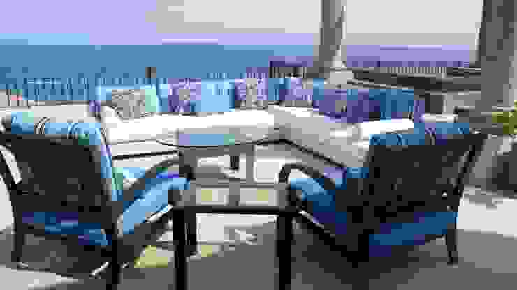 DIAZ DE LUNA SIGNATURE Nowoczesny balkon, taras i weranda