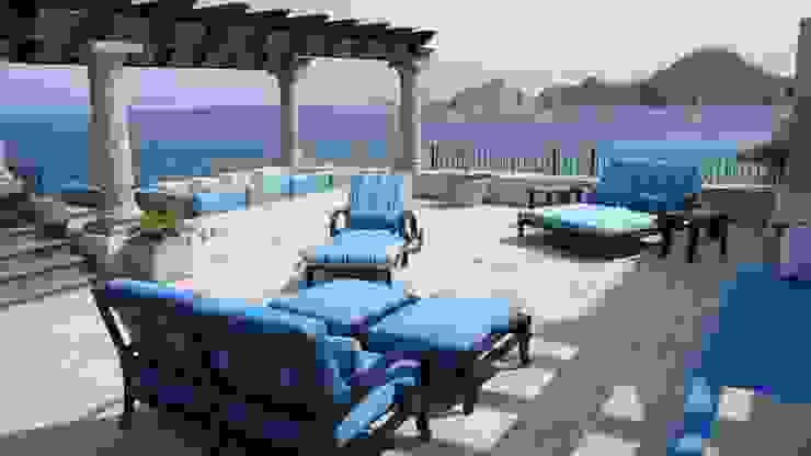 DIAZ DE LUNA SIGNATURE Nowoczesny balkon, taras i weranda