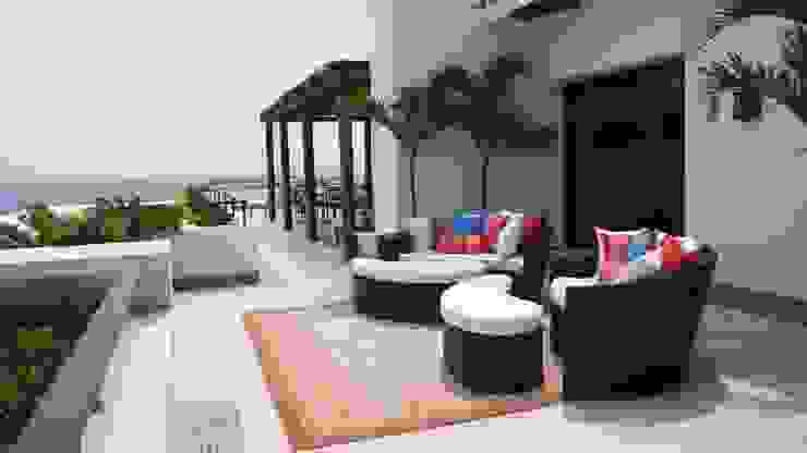 DIAZ DE LUNA SIGNATURE Nowoczesny balkon, taras i weranda