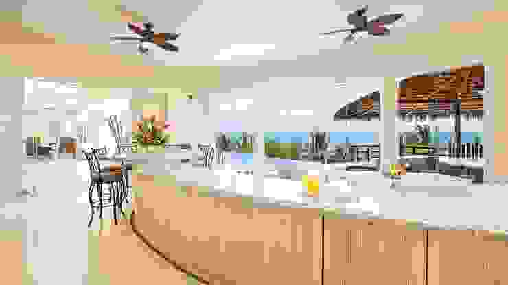 Mariposa House arqflores / architect Salas de jantar tropicais