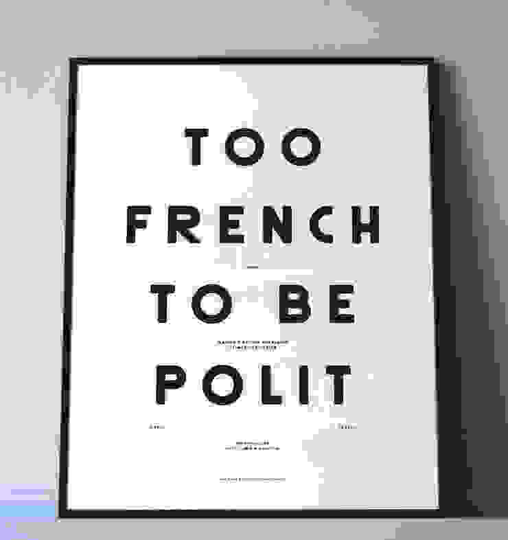 MOODPAPER "TOO FRENCH TO BE POLIT" Polit Murs & Sols scandinaves Images & Cadres
