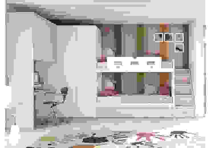 Dormitorio juvenil lineas modernas , Toca Fusta Toca Fusta モダンデザインの 子供部屋