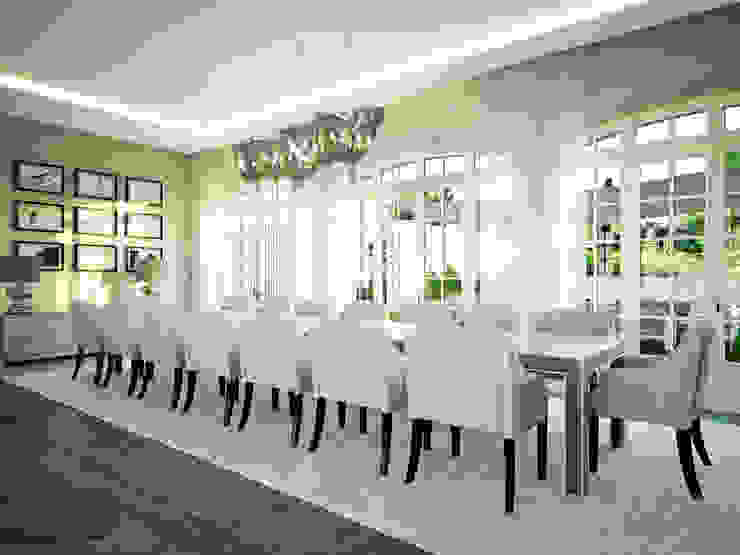 Classic style dining room by Berga&Gonzalez - arquitectura y render Classic