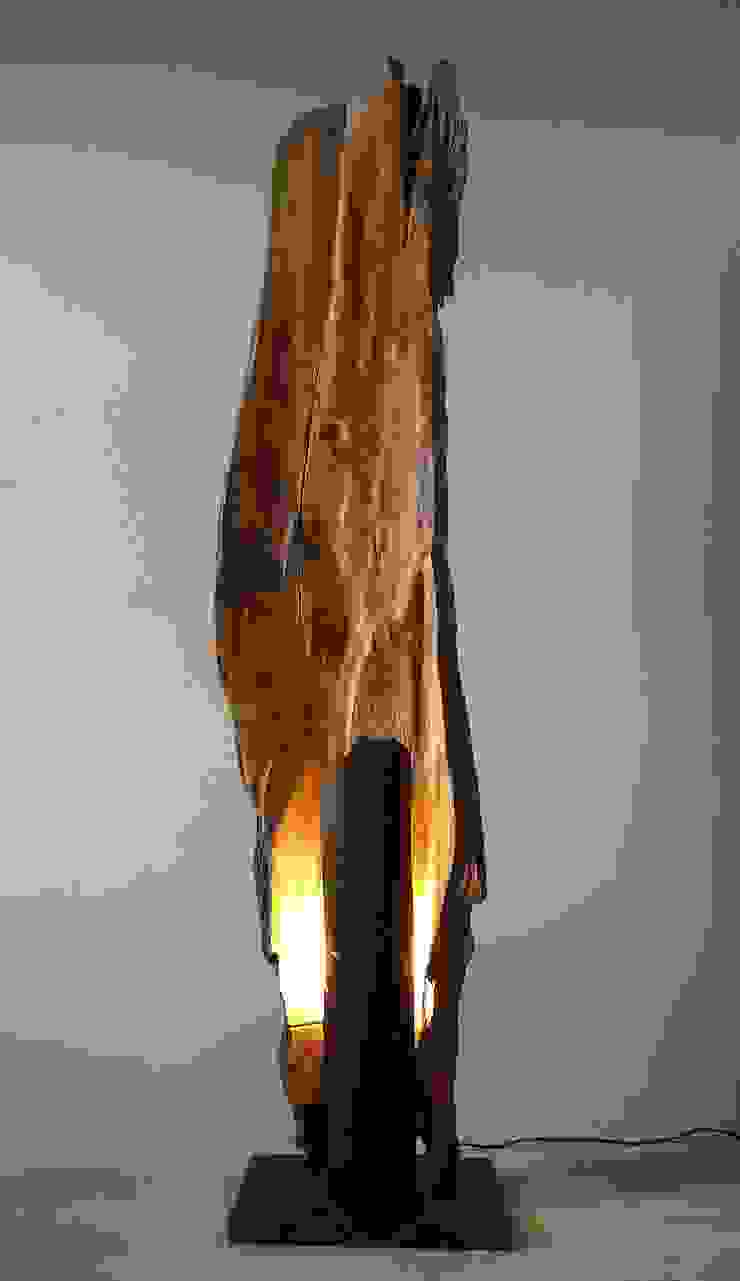 Lampe Aus Holz Und Stahl Unikat By Bernd Kohl Objekte In