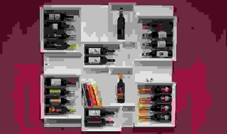 Modern design wine rack Esigo 5 Esigo SRL Modern Dining Room Wood Wine racks