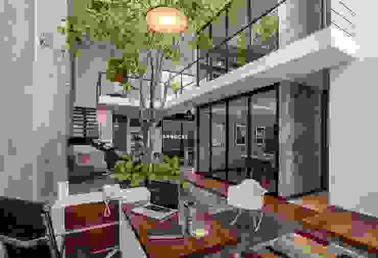 Desnivel Arquitectos Office spaces & stores
