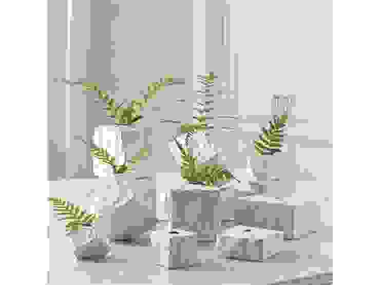 Stein -Block-Vase Gekippte Klein by Global Views Sweets & Spices Dekoration und Möbel Rustikaler Garten Pflanzen und Zubehör