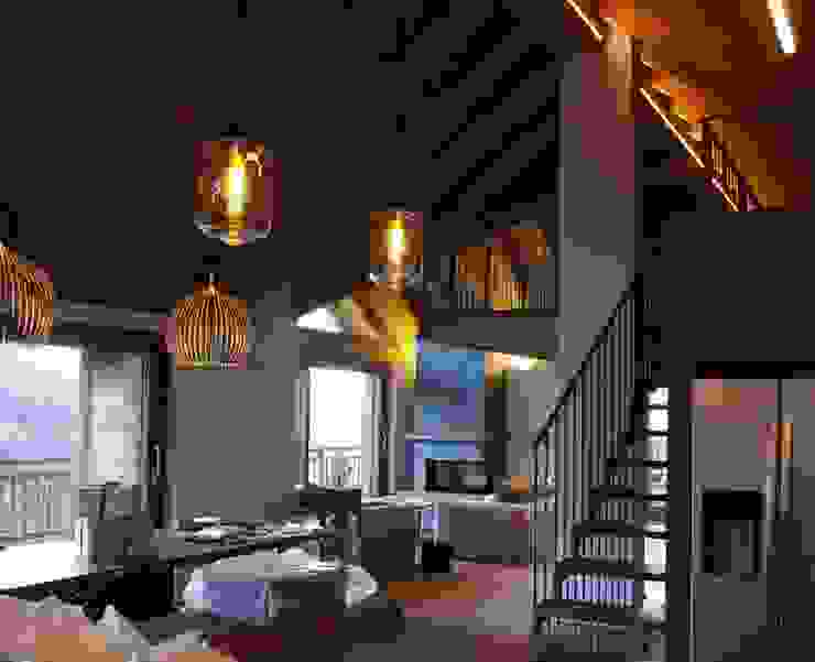 chalet in Chamois, Aosta Valley, Alps enrico girardi architetto Multimedia roomFurniture