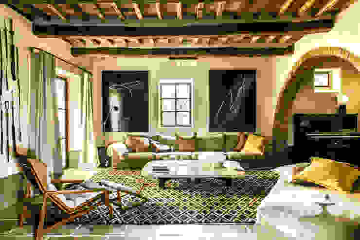 Une Villa Qui a des Inspirations Italienne: Toscane, dmesure dmesure Living room