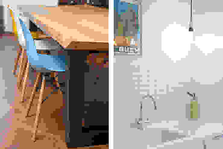 dining room and kitchen Salas de jantar modernas por INpuls interior design & architecture Moderno
