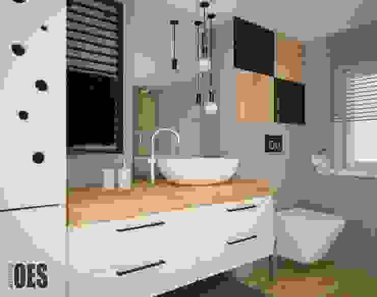 OES architekci Scandinavian style bathroom