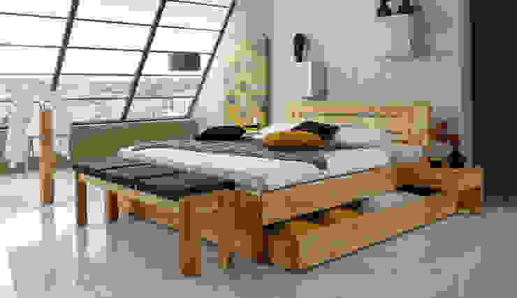 AVANTI Schubkastenbett Massive Naturmöbel Klassische Schlafzimmer Betten und Kopfteile