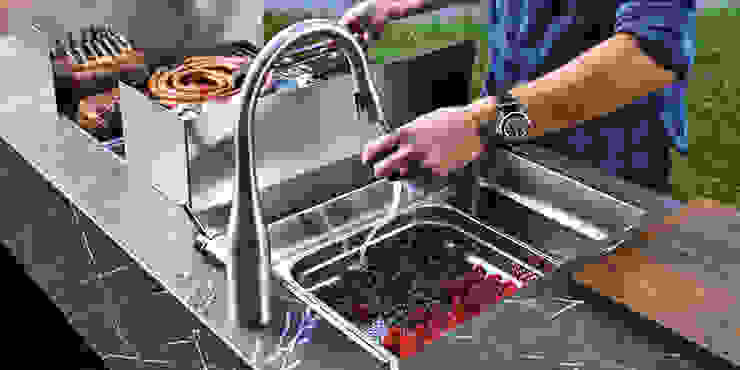 bbqube Outdoor Kitchen stone OCQ - Outdoor Cooking Queen