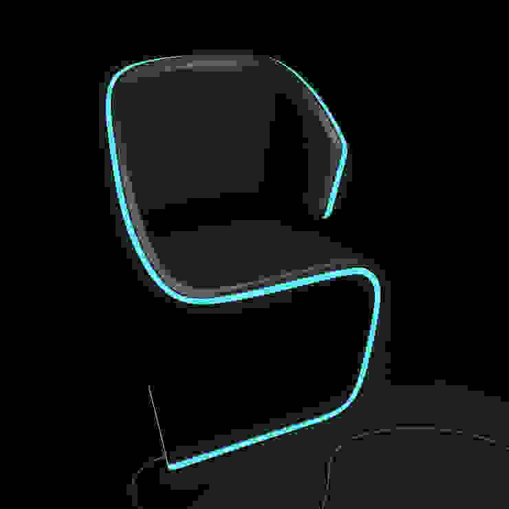 Lamed Chair design © Rodolphe Pauloin, luxense design luxense design SalonChaises & poufs