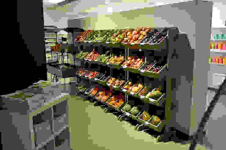 Supermercado Ecológico "La Aldea Biomarket", Intra Arquitectos Intra Arquitectos Espacios comerciales Espacios comerciales