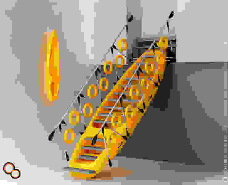 Kayak staircase , Preetham Interior Designer Preetham Interior Designer Moderner Flur, Diele & Treppenhaus