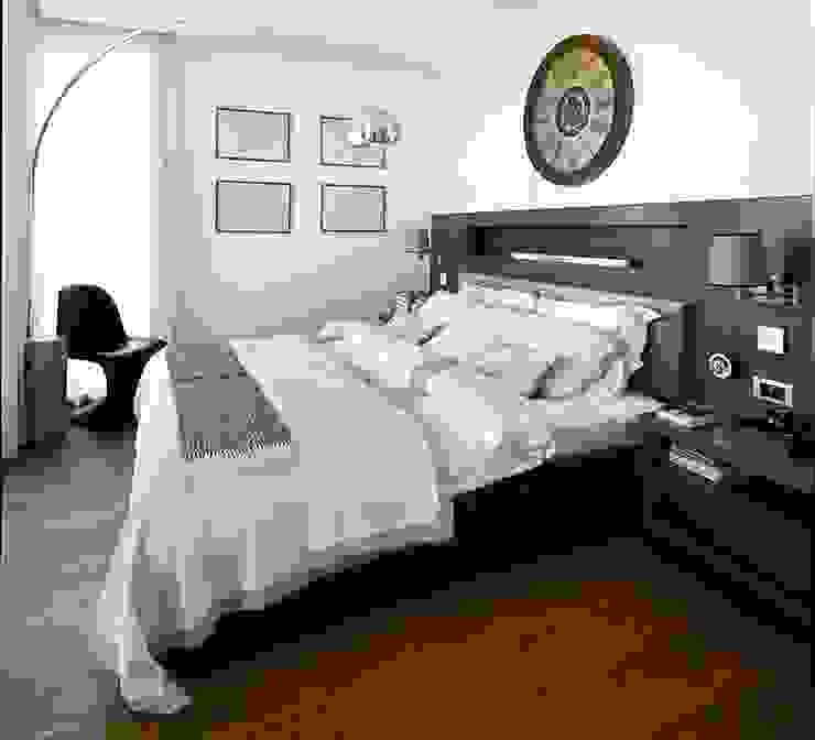 Guest bedroom Esra Kazmirci Mimarlik Eclectic style bedroom