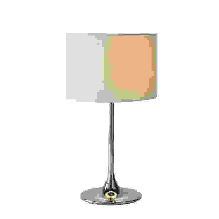 Polished chrome table lamps Socket Store 客廳照明