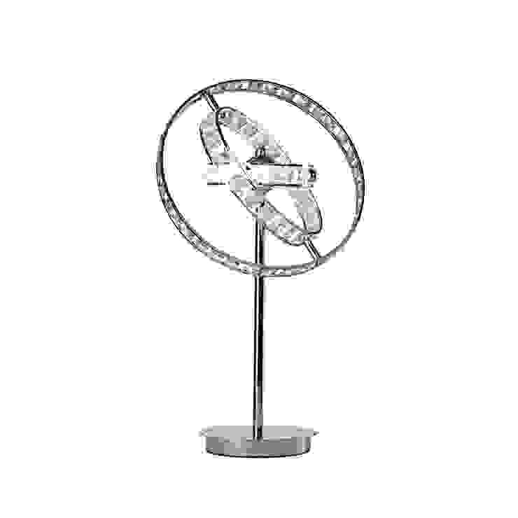 Polished chrome table lamps Socket Store 客廳照明