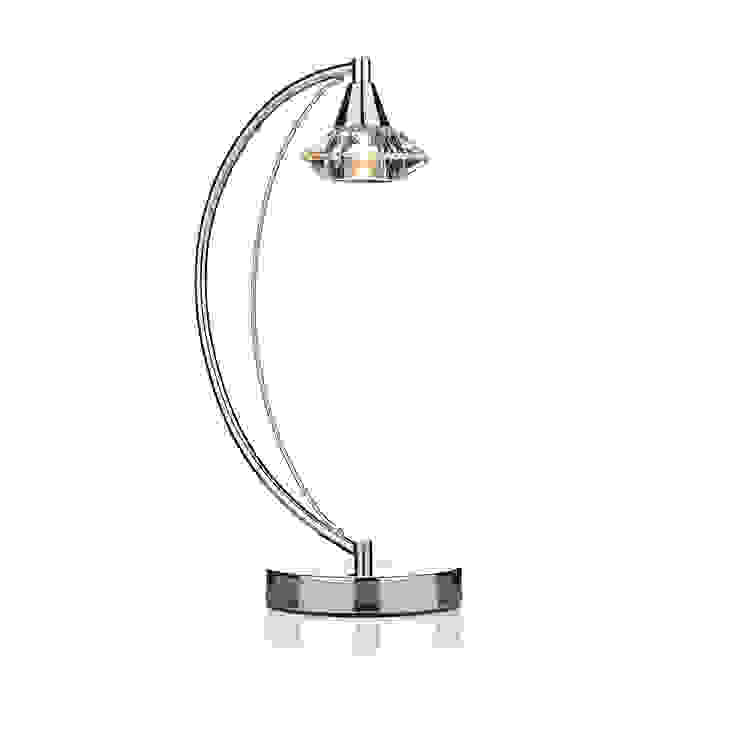 Polished chrome table lamps Socket Store 客廳照明