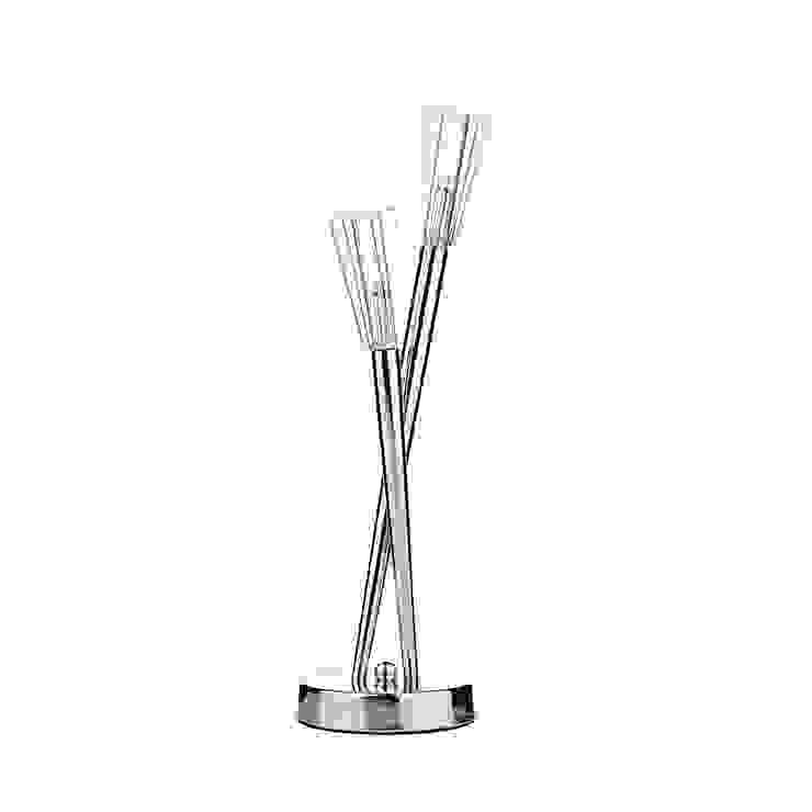 Polished chrome table lamps Socket Store 客廳照明