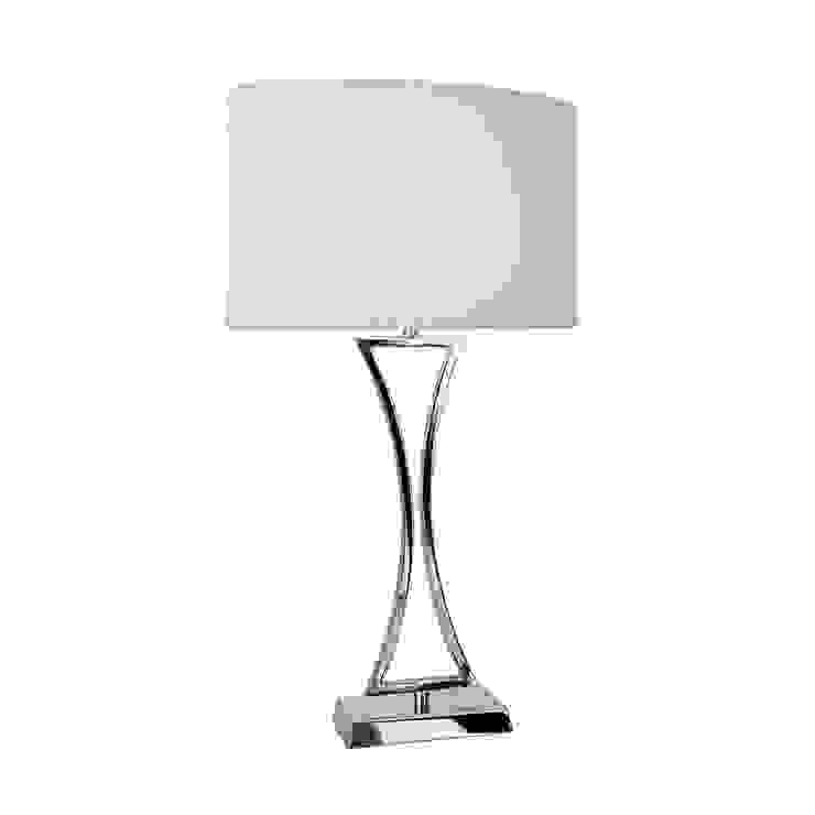 Polished chrome table lamps Socket Store 客廳照明