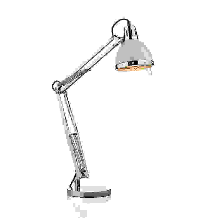 Polished chrome table lamps Socket Store 客廳照明