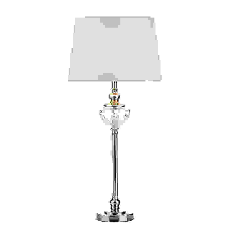 Polished chrome table lamps Socket Store 客廳照明