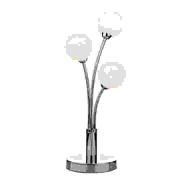 Polished chrome table lamps Socket Store 客廳照明