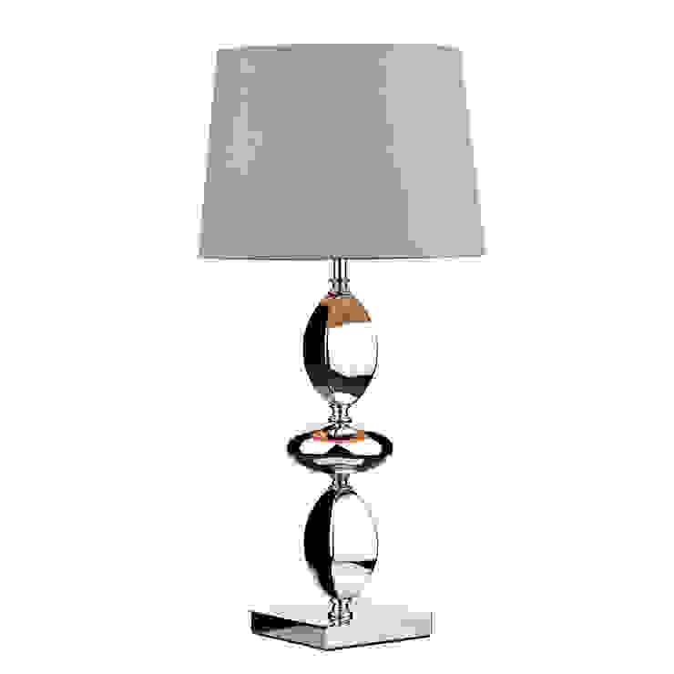 Polished chrome table lamps Socket Store 客廳照明