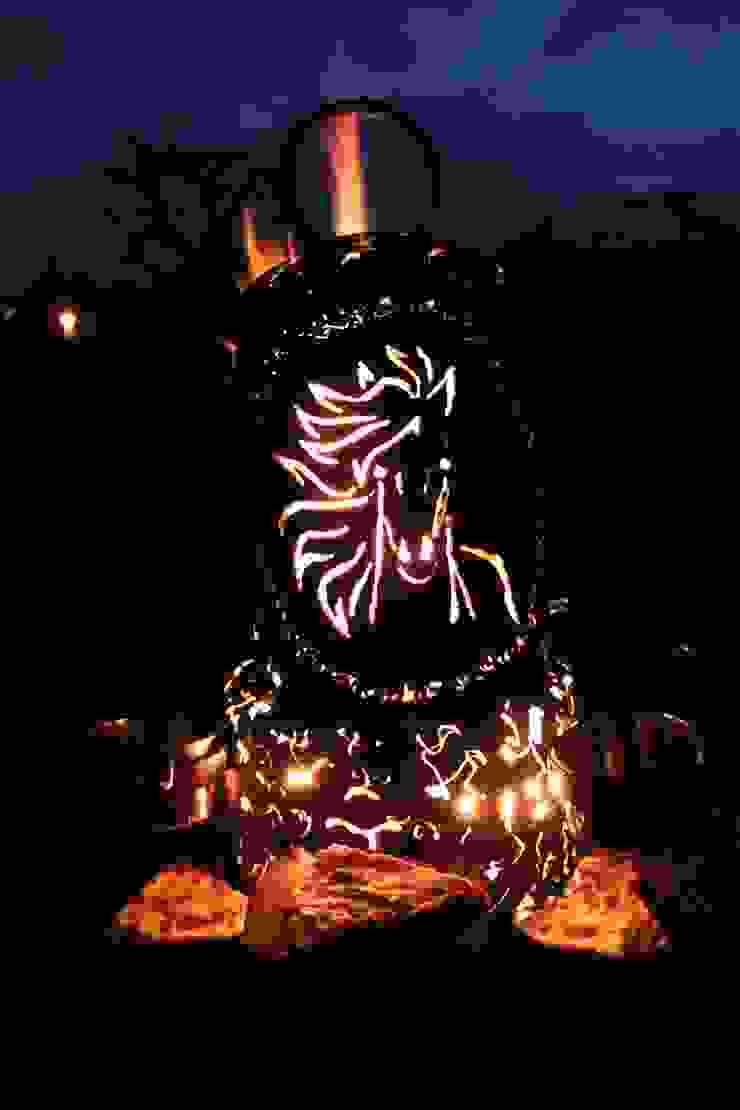 Kunsthandwerker Stefan Eger Feuertonnen