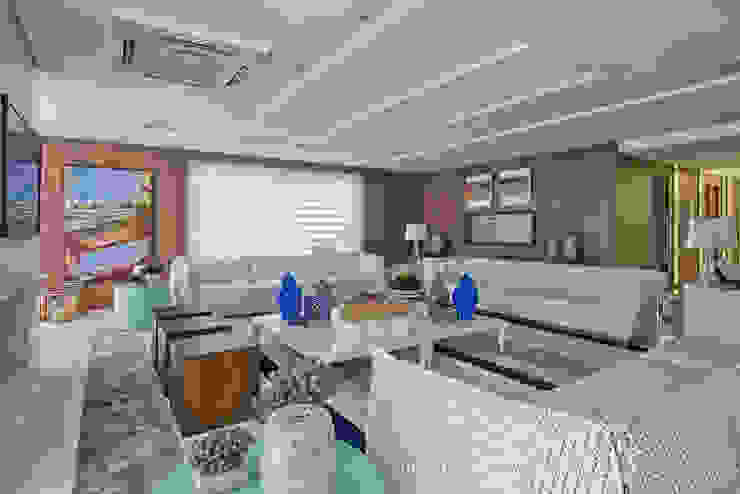 Salas de estar clássicas por Samara Barbosa Arquitetura Clássico