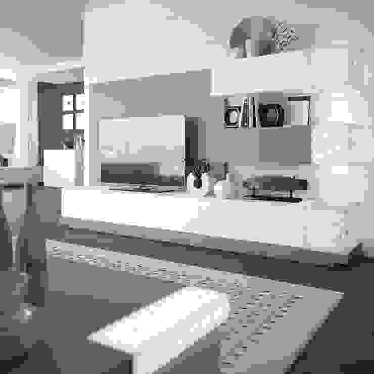 Modulares De T V De Diseno Moderno Ambar Muebles Homify